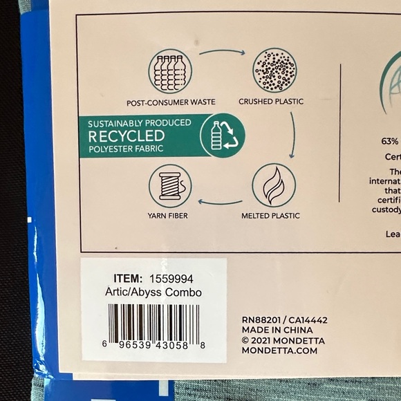 Mondetta Active Tee 2-Pack in Light Gray - Picture 6 of 6